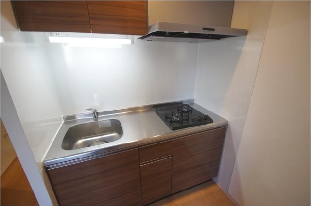 調理スペースも広々、料理もはかどりますね