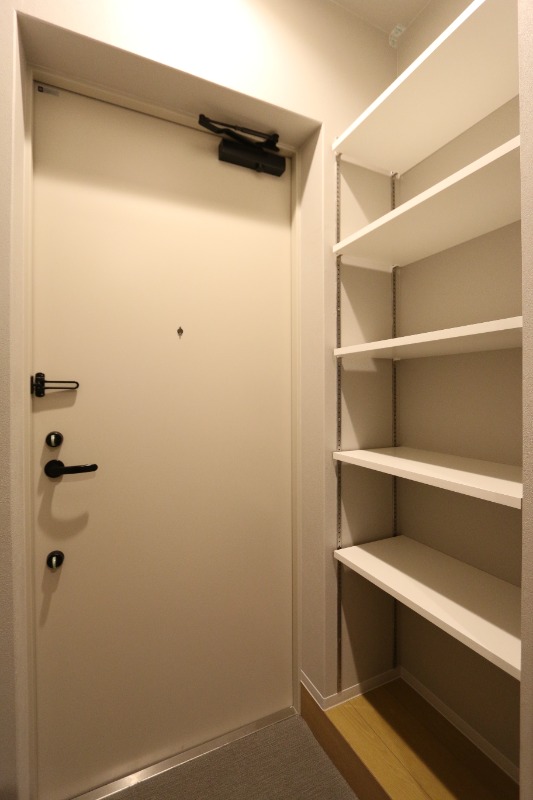 開放感のある玄関です