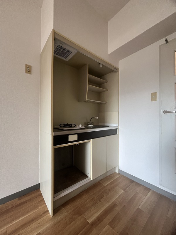 嬉しい１口コンロ備え付けです