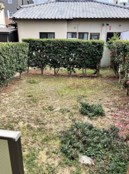 庭もあります。