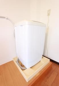 洗濯機置場も室内にあります。