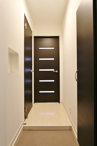 帰ってきたくなるような玄関ですね