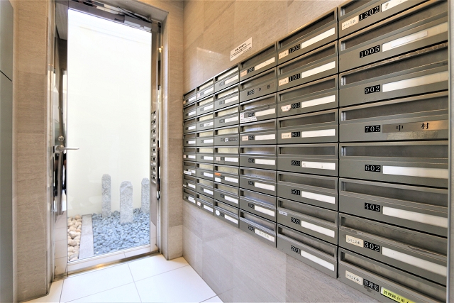 集合ポストもあります