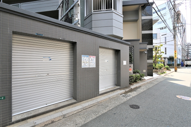 共用のゴミ置き場があります