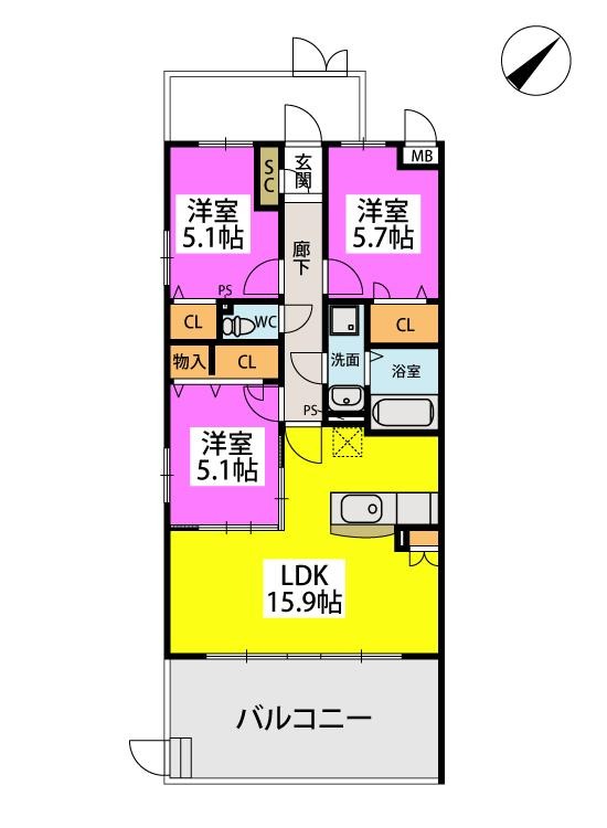 間取や内装は現状を優先いたします。