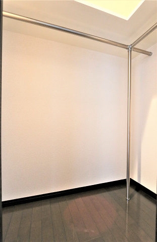 広いウォークインクローゼット付です