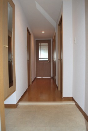 玄関からの眺めです。