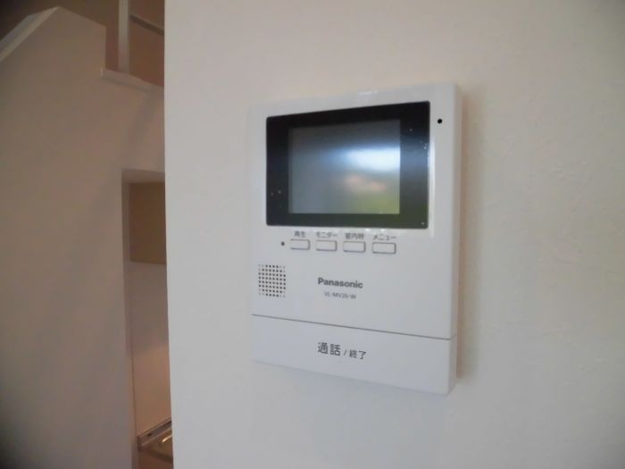 モニタ付きで来客時も安心