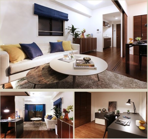 家具の配置が楽しめそうなリビング