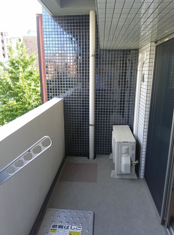 十分な広さのあるバルコニー