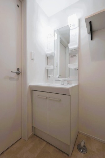 朝の支度はこちらで