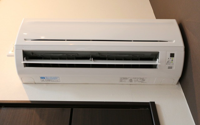 エアコン完備で年中快適