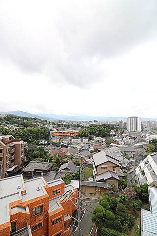 通風、眺望良好のバルコニーです。