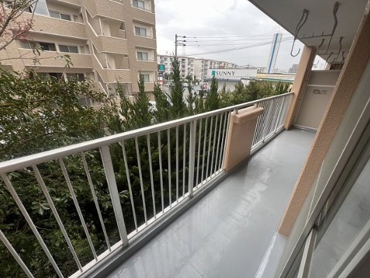 天気の良い日の洗濯物はこちらで