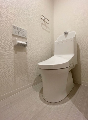 清潔感のあるトイレです。