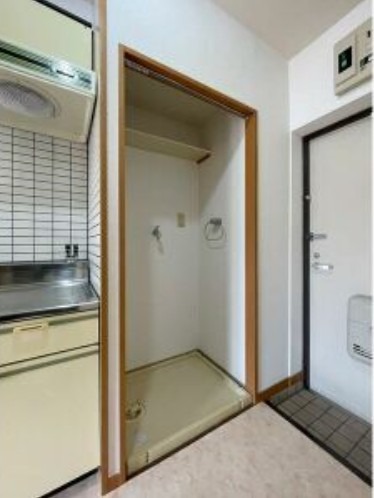 室内洗濯機置場があります