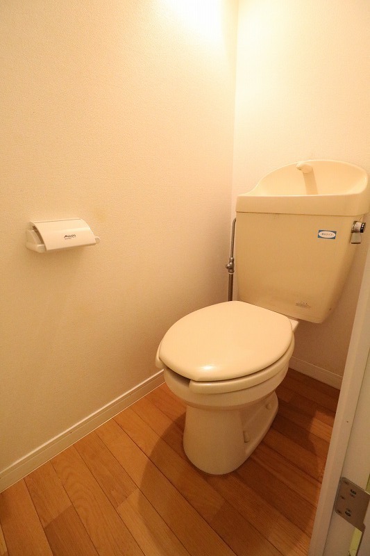 清潔感のあるトイレですね。