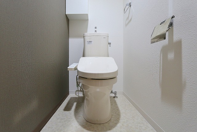 清潔感のあるトイレです