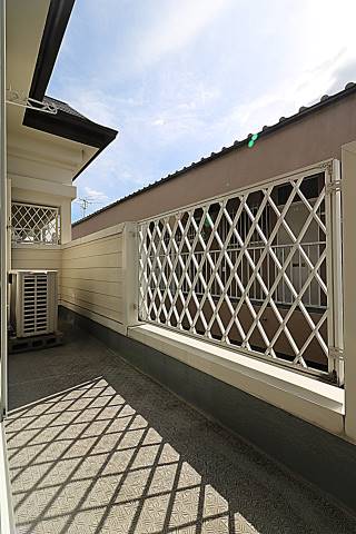 洗濯物たくさん干せます。