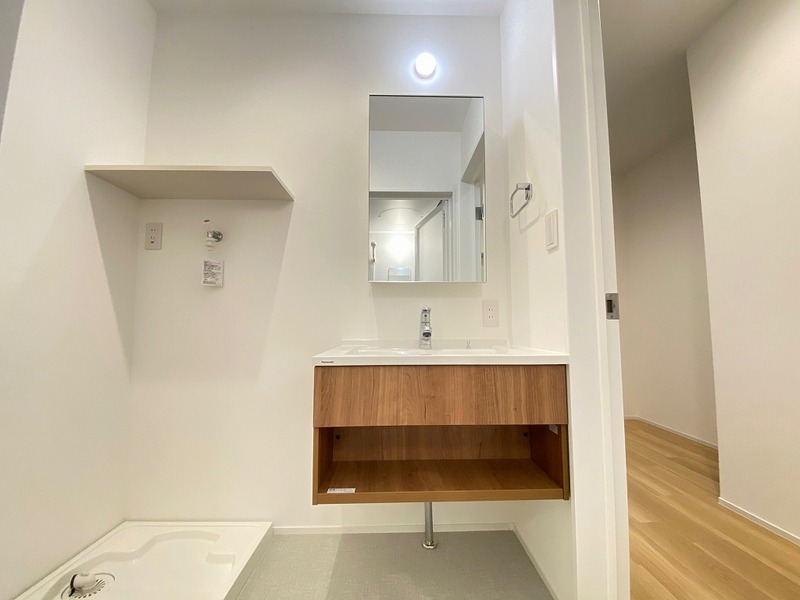 朝の支度はこちらで