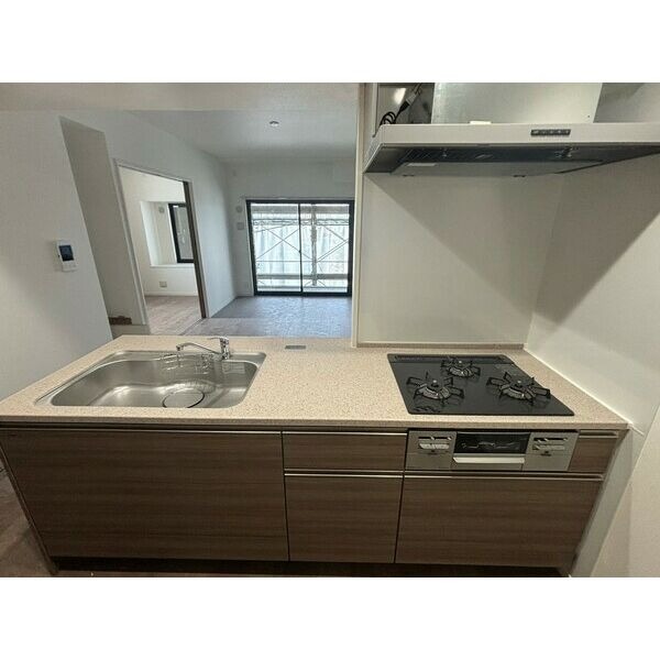 システムキッチンで料理が捗ります