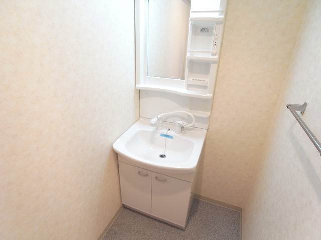 朝の身支度はこちらですね