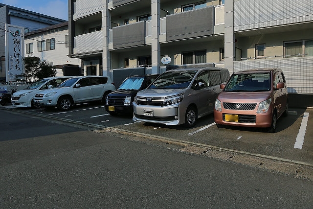 駐車場は平置きです
