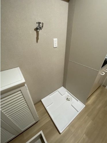 室内洗濯機置場があります