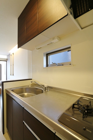 2口ガスコンロついてます