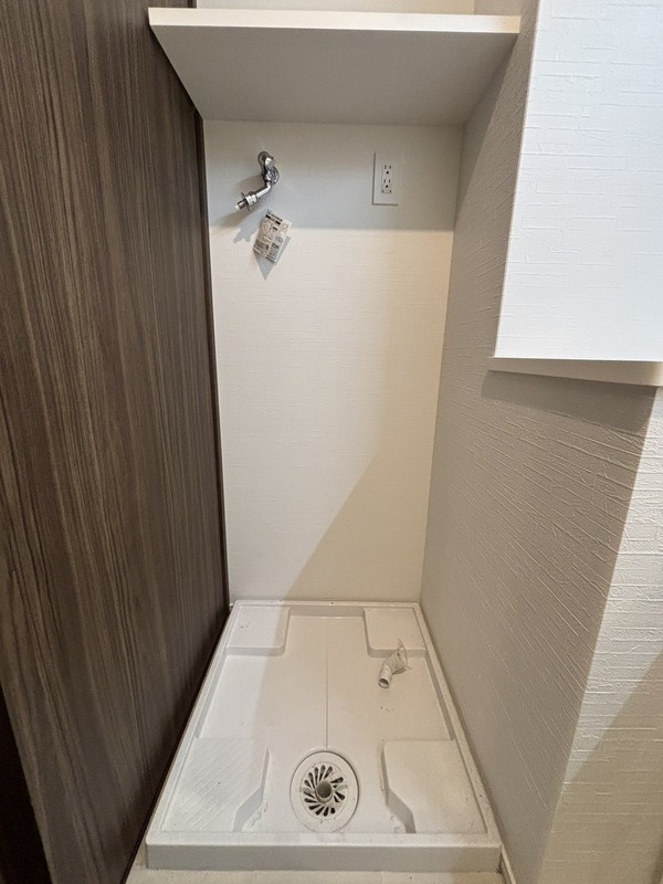 洗濯機置き場は室内に置けます