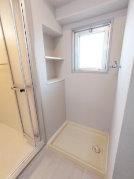 洗濯機も室内に置けます