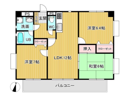 画像の間取りや設備は現状を優先いたします。