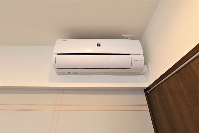 年中快適なエアコン付き