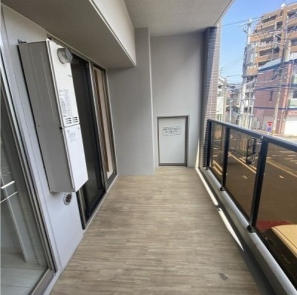 日当たり良好なバルコニー