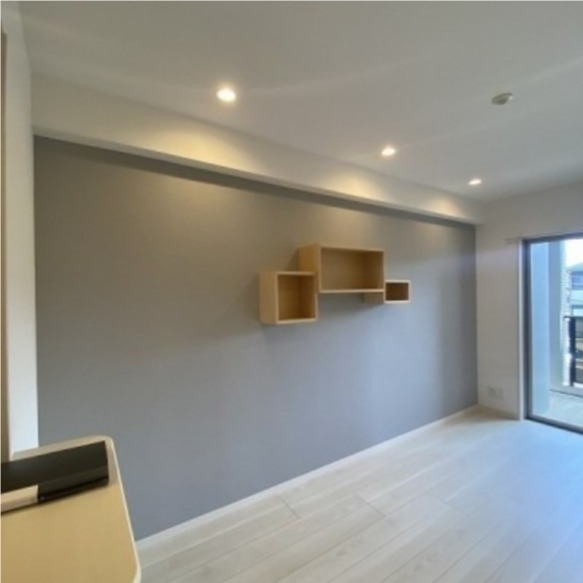 明るいリビングです