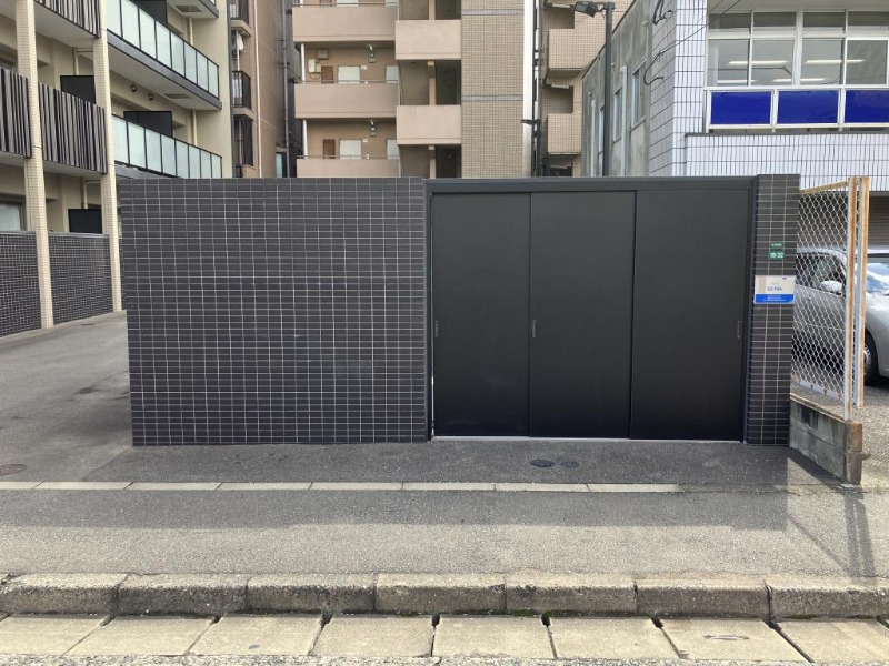 ゴミ捨て場はこちらです