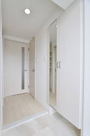 開放感のある玄関ですね