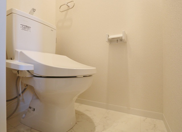 清潔感のあるトイレです