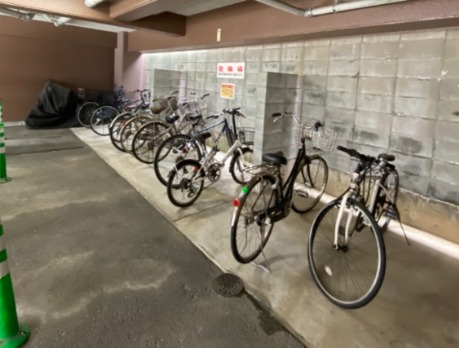 こちらが駐輪場です。