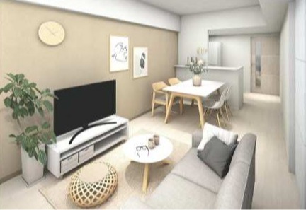 家具の配置が楽しくなるリビングですね