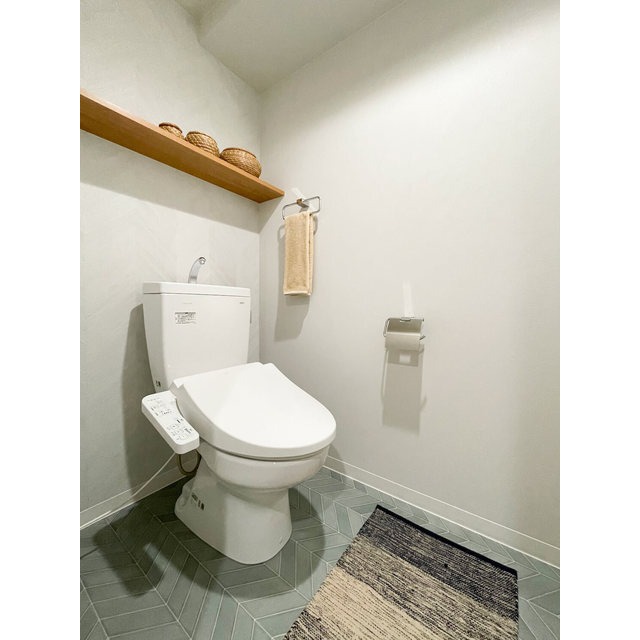 清潔感のあるトイレです