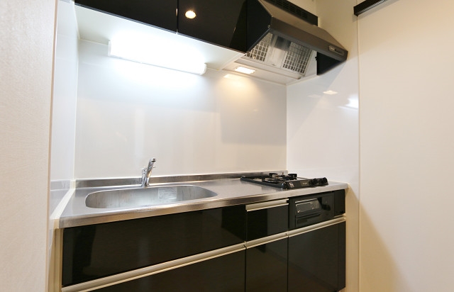 2口コンロ付きです