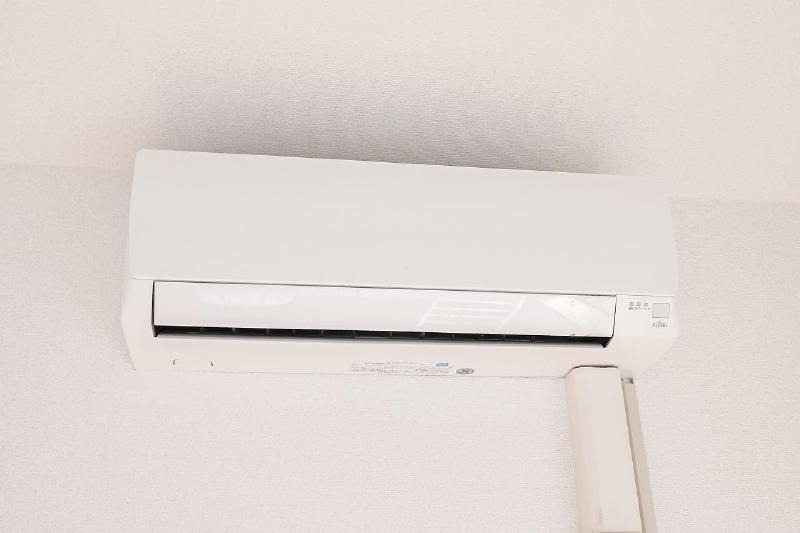 エアコン付きで年中快適に過ごせますね