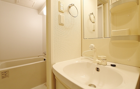 朝の支度はこちらで