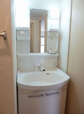 朝の支度はこちらで