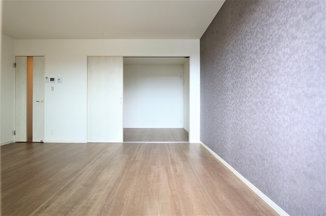 明るいリビングですね