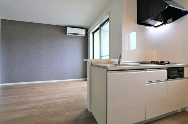 カウンターキッチンで会話が弾みます