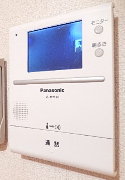 モニタ付きで安心ですね