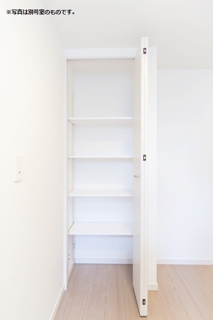 収納スペースはこちらです。