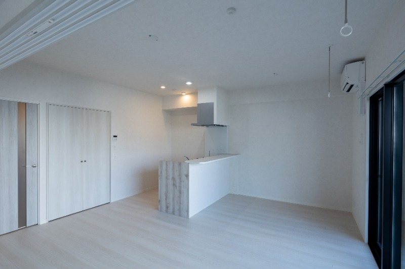 白基調できれいなお部屋です